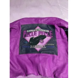 Pelle Pelle Authentic Baseball Urban League Purple Jacket