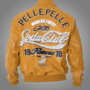 1978 Soda Club Mustard Pelle Pelle Jacket