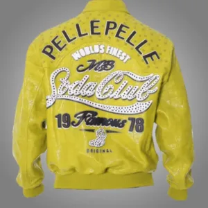1978 Soda Club Yellow Pelle Pelle Jacket