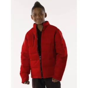 Pelle Pelle Kids Red Puffer Jacket