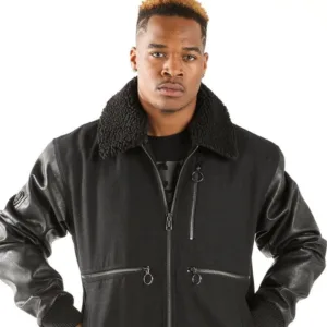 Pelle Pelle Black Bomber Jacket