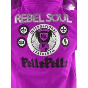 Pelle Pelle Kids Purple Rebel Soul Jacket