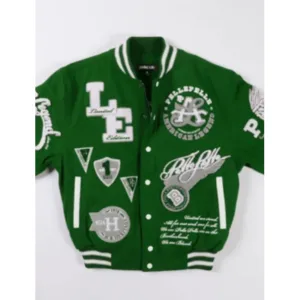 Pelle Pelle American Legend Limited Edition Dull Green Varsity Jacket