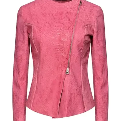 Amazing Ovine Pink Biker Jacket - the pelle pelle