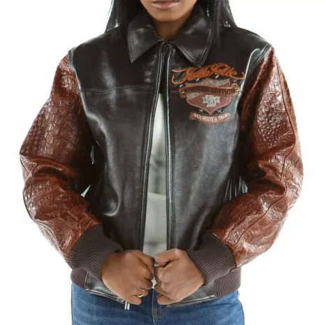 Black Brown Pelle Pelle Red White True Leather Jacket