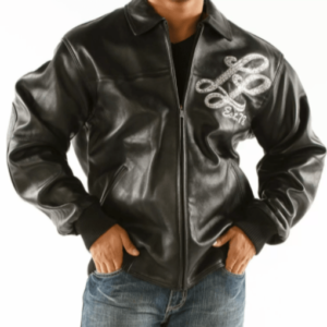 Black Pelle Pelle Notorious Studded Leather Jacket