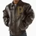 Brown Pelle Pelle Immortal Studded Leather Jacket