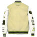 Champion Pelle Pelle Cream Varsity Jacket