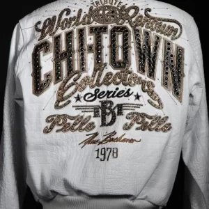 Pelle Pelle Chi-Town White Leather Jacket