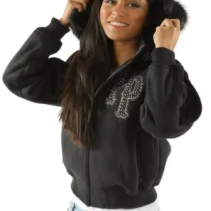 Ladies Pelle Pelle Queen Of Thrones Black Jacket