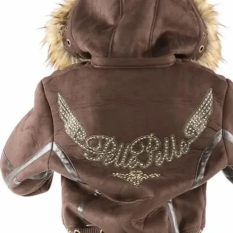 Ladies-Pelle-Pelle-Wing-Brown-Hoodie.webp