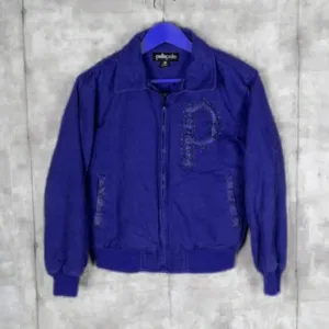 Pelle Pelle Marc Buchanan Womens Bomber Navy Blue Jacket