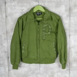 Pelle Pelle Marc Buchanan Mens Vintage Army Green Jacket