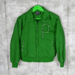 Marc Buchanan Pelle Pelle Mens' Vintage Dark Green Jacket