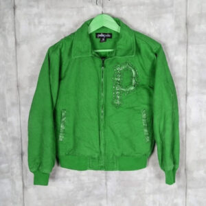 Marc Buchanan Pelle Pelle Mens Vintage Light Green Jacket