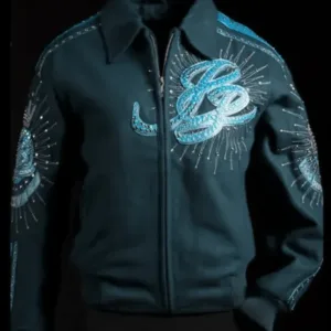 Pelle Pelle 35th Anniversary Turquoise Wool Jacket
