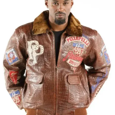 Pelle Pelle American Bruiser Brown Jacket