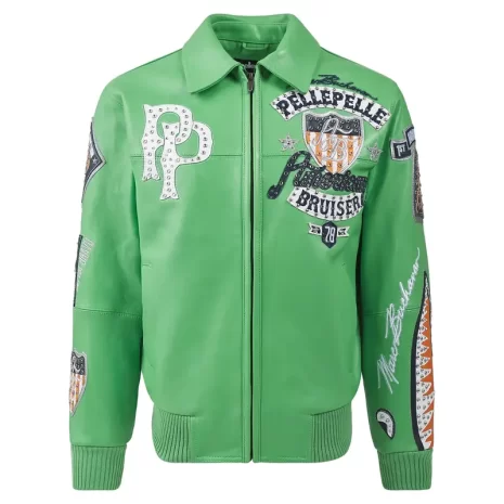 Pelle Pelle American Bruiser Green Jacket