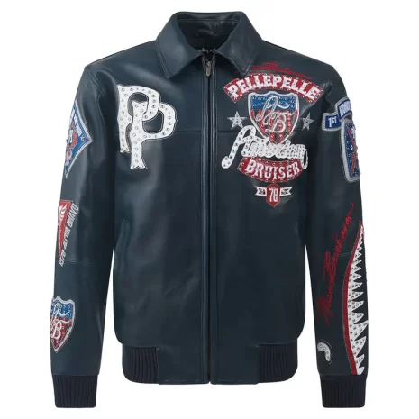 Pelle Pelle American Bruiser Navy Jacket