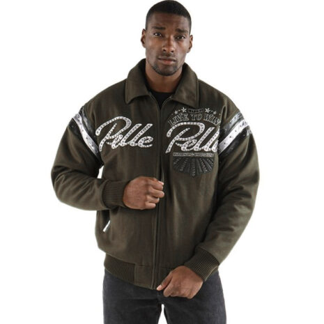 Pelle Pelle American Legend Brown Varsity Jacket