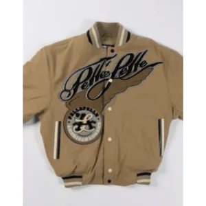 Pelle Pelle American Legend Light Brown Varsity Jacket