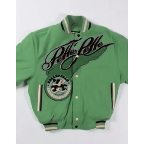 Pelle-Pelle-American-Legend-Light-Green-Varsity-Jacket.webp