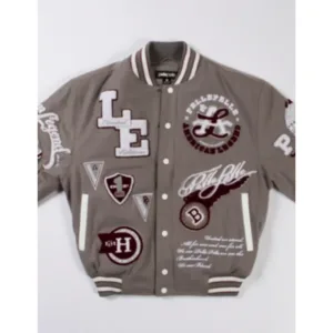Pelle Pelle American Legend Limited Edition Grey Varsity Jacket