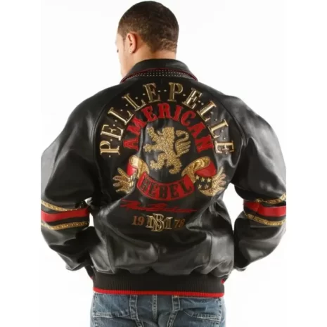 Pelle Pelle American Rebel Black Leather Jacket