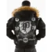 Pelle Pelle Black Fur Hood Legendary Jacket