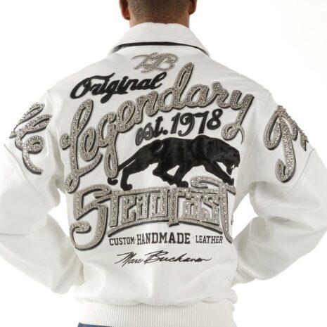 Pelle Pelle Black Panther White Jacket