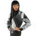 Pelle Pelle Black and Grey Nylon Women Jacket