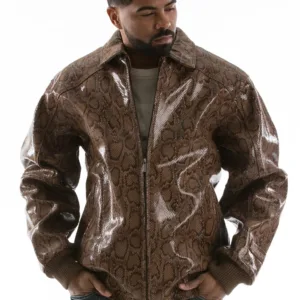 Pelle Pelle Brown Python Jacket