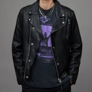Pelle Pelle Cane Leather Biker Mens Jacket
