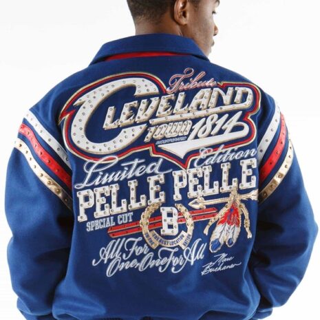 Pelle Pelle Cleveland Tribute Blue Jacket