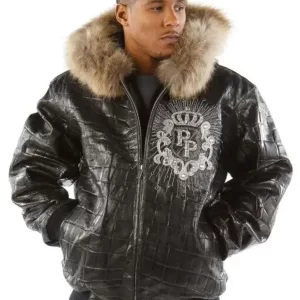 Pelle Pelle Crest Black Leather Jacket
