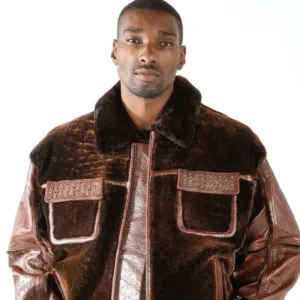 Pelle Pelle Deluxe Shearling Brown Jacket