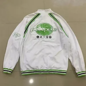 Pelle Pelle Embroidered Cotton White Jacket