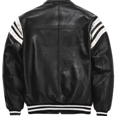 Pelle Pelle Encrusted Varsity Plush Black