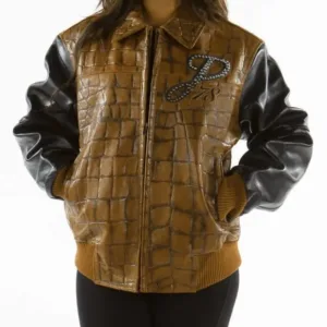 Pelle Pelle Exotic Studded Mustard Black Jacket