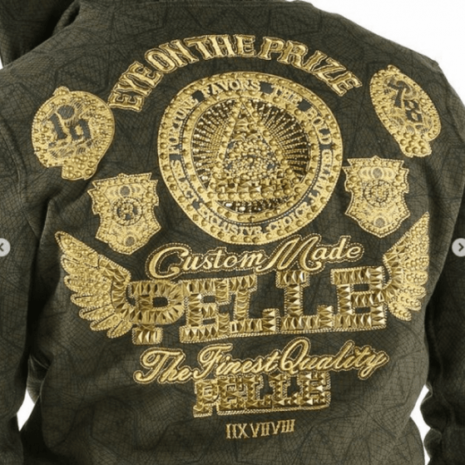 Pelle-Pelle-Green-Leather-Patched-Hoodie-1.png