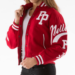 womens pelle pelle varsity jacket