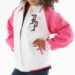 Pelle Pelle Kids 78 Limited Black Label Pink and White Jacket