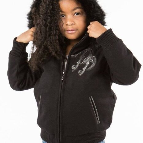 Pelle Pelle Kids Born Free Heritage 1978 Black Jacket