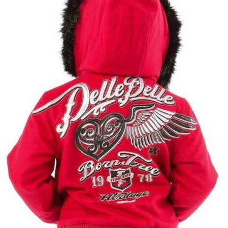 Pelle Pelle Kids Born Free Heritage Red Jacket