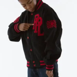 Pelle Pelle Kids Chinnille Red Patch Jacket