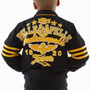 Pelle Pelle Kids Indianapolis Indy Black Jacket