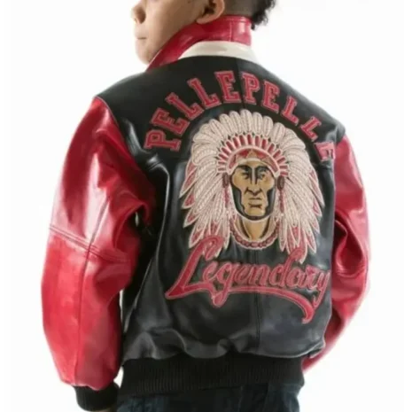 Pelle Pelle Kids Legendary Black Leather Jacket