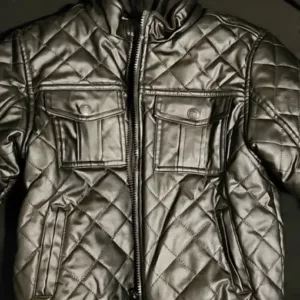 Pelle Pelle Kids Quilted Black Jacket