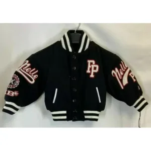 Pelle Pelle Kids Vintage Wool Black Jacket