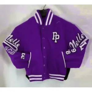 Pelle Pelle Kids Vintage Wool Purple Jacket